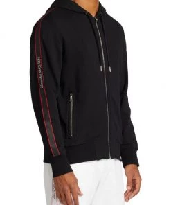 Alexander McQueen Logo Tape Zip-Up Hoodie For Men 10 Alexander McQueen Logo Tape Zip-Up Hoodie For Men -Alexander McQueen Elegant store unnamed file 100