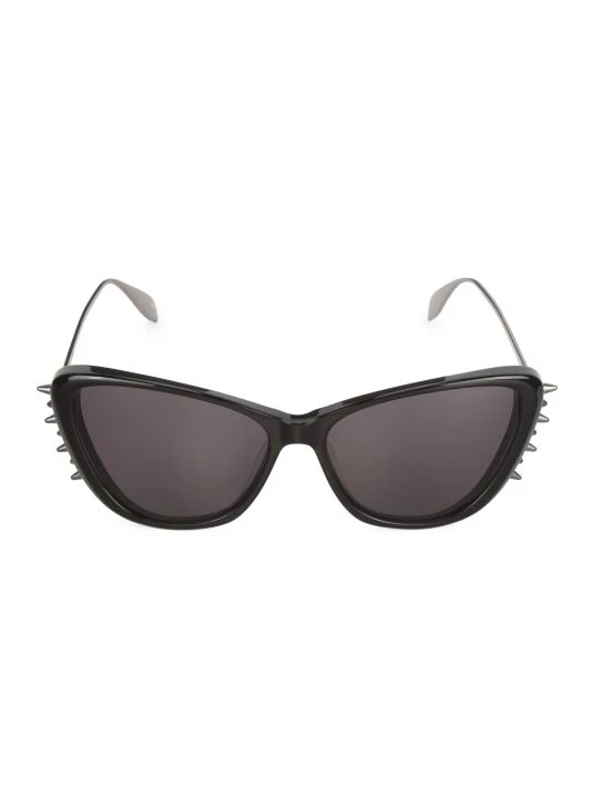 Alexander McQueen Studs 58MM Cat Eye Sunglasses 1 Alexander McQueen Studs 58MM Cat Eye Sunglasses
