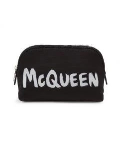 Alexander McQueen Medium Logo Zip Pouch