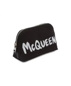 Alexander McQueen Medium Logo Zip Pouch 6 Alexander McQueen Medium Logo Zip Pouch -Alexander McQueen Elegant store unnamed file 1038