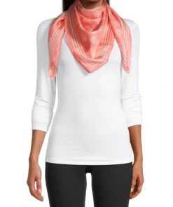 Alexander McQueen Elegant store 12 Alexander McQueen Biker Skull Silk Scarf Red White