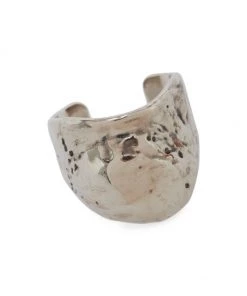 Alexander McQueen Shell Silvertone Ring