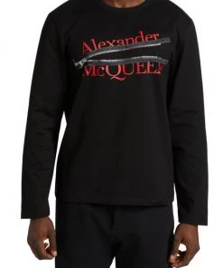 Alexander McQueen Zip Logo Graphic Long-Sleeve Shirt For Men 9 Alexander McQueen Zip Logo Graphic Long-Sleeve Shirt For Men -Alexander McQueen Elegant store unnamed file 1090
