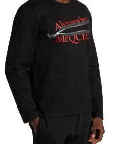 Alexander McQueen Zip Logo Graphic Long-Sleeve Shirt For Men 10 Alexander McQueen Zip Logo Graphic Long-Sleeve Shirt For Men -Alexander McQueen Elegant store unnamed file 1091