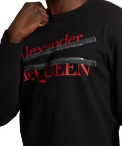 Alexander McQueen Zip Logo Graphic Long-Sleeve Shirt For Men 12 Alexander McQueen Zip Logo Graphic Long-Sleeve Shirt For Men -Alexander McQueen Elegant store unnamed file 1093