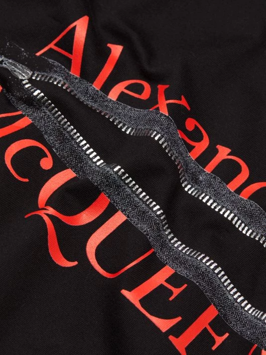 Alexander McQueen Zip Logo Graphic Long-Sleeve Shirt For Men 7 Alexander McQueen Zip Logo Graphic Long-Sleeve Shirt For Men - Image 7