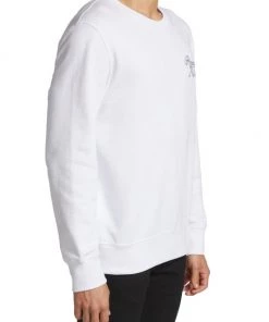 Alexander McQueen Logo-Print Crewneck Sweatshirt For Men -Alexander McQueen Elegant store unnamed file 1100