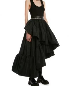 Alexander McQueen Asymmetric Tiered Fit & Flare Gown -Alexander McQueen Elegant store unnamed file 1112