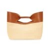 Alexander McQueen The Bow Large Raffia Top Handle Bag