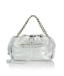 Alexander McQueen The Ball Bundle Leather Shoulder Bag
