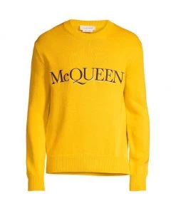 Alexander McQueen Logo Crewneck Sweater For Men