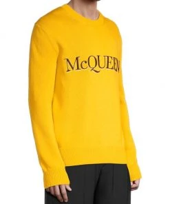 Alexander McQueen Logo Crewneck Sweater For Men -Alexander McQueen Elegant store unnamed file 1178
