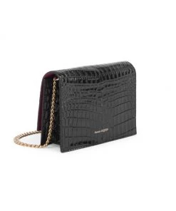 Alexander McQueen Croc-Embossed Leather Shoulder Bag 7 Alexander McQueen Croc-Embossed Leather Shoulder Bag -Alexander McQueen Elegant store unnamed file 1184
