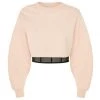 Alexander McQueen Cotton Cropped Sweatshirt