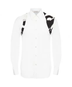 Alexander McQueen Collared Harness Shirt For Men