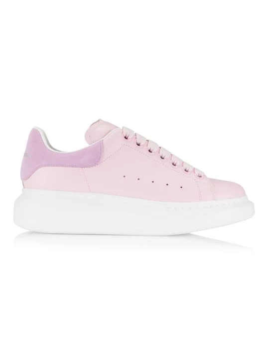 Alexander McQueen Women's Suede Oversized Sneakers Pastel 13 Alexander McQueen Women's Suede Oversized Sneakers Pastel - Image 13