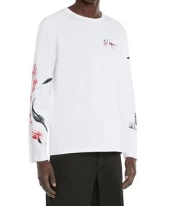 Alexander McQueen Brushstroke Long-Sleeve T-Shirt For Men 8 Alexander McQueen Brushstroke Long-Sleeve T-Shirt For Men -Alexander McQueen Elegant store unnamed file 1205