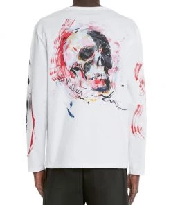 Alexander McQueen Brushstroke Long-Sleeve T-Shirt For Men 9 Alexander McQueen Brushstroke Long-Sleeve T-Shirt For Men -Alexander McQueen Elegant store unnamed file 1206