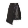 Alexander McQueen Leather Asymmetric Skirt