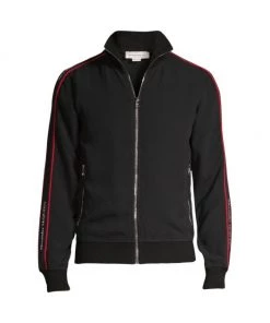 Alexander McQueen Logo Tape Track Jacket For Men