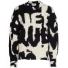 Alexander McQueen Graffiti Logo Wool Sweater