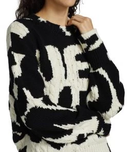 Alexander McQueen Graffiti Logo Wool Sweater -Alexander McQueen Elegant store unnamed file 1247