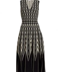 Alexander McQueen Printed Midi-Dress