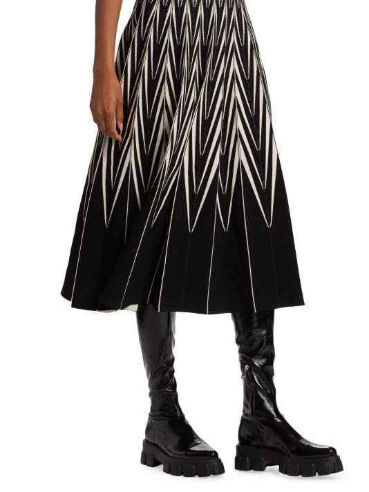 Alexander McQueen Printed Midi-Dress 6 Alexander McQueen Printed Midi-Dress - Image 6