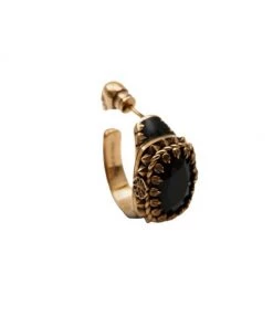 Alexander McQueen Goldtone Enamel Stone Earrings -Alexander McQueen Elegant store unnamed file 1266