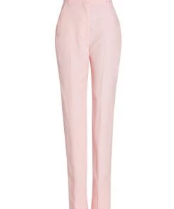 Alexander McQueen High-Waisted Wool Trousers