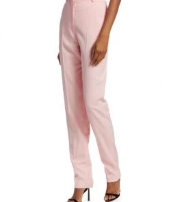 Alexander McQueen High-Waisted Wool Trousers -Alexander McQueen Elegant store unnamed file 1269