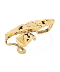 Alexander McQueen Molten Chain Goldtone Ear Cuff