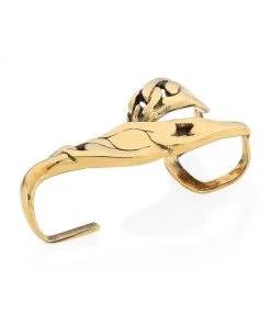 Alexander McQueen Molten Chain Goldtone Ear Cuff -Alexander McQueen Elegant store unnamed file 1279