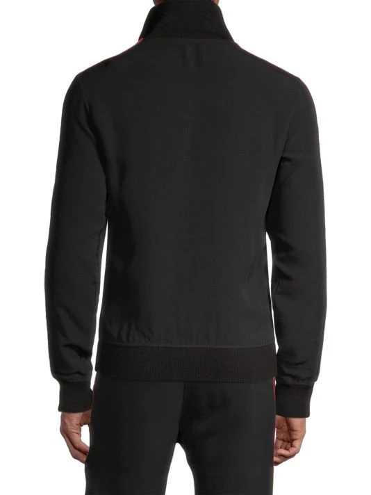 Alexander McQueen Logo Tape Track Jacket For Men 5 Alexander McQueen Logo Tape Track Jacket For Men - Image 5