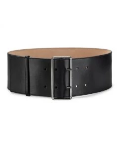 Alexander McQueen Leather Military Belt