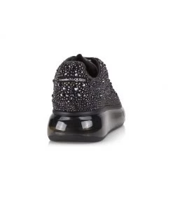 Alexander McQueen Rhinestone Platform Low-Top Leather Sneakers For Men -Alexander McQueen Elegant store unnamed file 1294