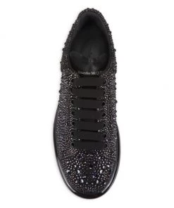 Alexander McQueen Rhinestone Platform Low-Top Leather Sneakers For Men -Alexander McQueen Elegant store unnamed file 1296