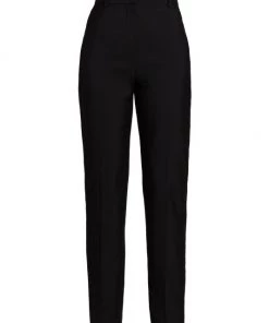 Alexander McQueen Lace-Trimmed Wool Trousers