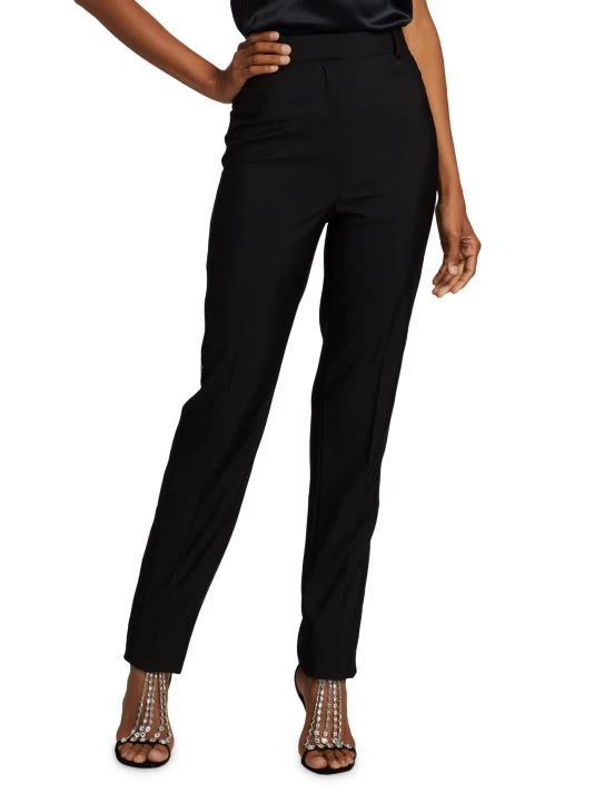 Alexander McQueen Lace-Trimmed Wool Trousers 2 Alexander McQueen Lace-Trimmed Wool Trousers - Image 2