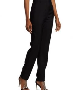 Alexander McQueen Lace-Trimmed Wool Trousers 8 Alexander McQueen Lace-Trimmed Wool Trousers -Alexander McQueen Elegant store unnamed file 1306