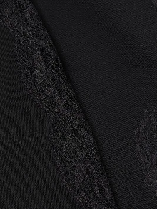 Alexander McQueen Lace-Trimmed Wool Trousers 6 Alexander McQueen Lace-Trimmed Wool Trousers - Image 6