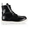 Alexander McQueen Leather Lace-Up Boots For Men