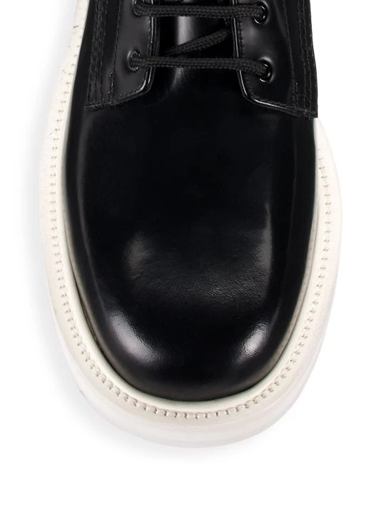 Alexander McQueen Leather Lace-Up Boots For Men 4 Alexander McQueen Leather Lace-Up Boots For Men - Image 4