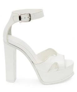 Alexander McQueen Leather Platform Ankle-Strap Sandals New Ivory 5 Alexander McQueen Leather Platform Ankle-Strap Sandals New Ivory -Alexander McQueen Elegant store unnamed file 1323