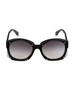 Alexander McQueen Studs 61MM Square Sunglasses