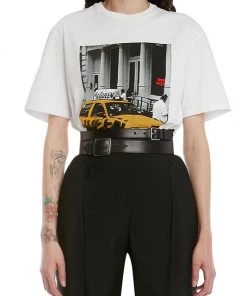 Alexander McQueen New York Graffiti Logo T-Shirt -Alexander McQueen Elegant store unnamed file 1332