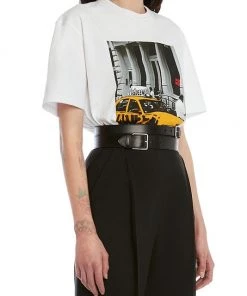 Alexander McQueen New York Graffiti Logo T-Shirt -Alexander McQueen Elegant store unnamed file 1333