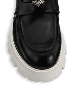 Alexander McQueen Leather Lug Sole Penny Loafers For Men -Alexander McQueen Elegant store unnamed file 1337