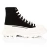 Alexander McQueen Tread Slick Boots For Men Black