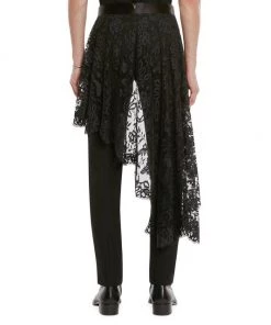 Alexander McQueen Lace Draped Pants For Men 9 Alexander McQueen Lace Draped Pants For Men -Alexander McQueen Elegant store unnamed file 1344